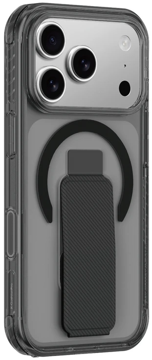 AmazingThing Titan Pro Holder dėklas skirtas Apple iPhone 17 Pro Max suderinamas su MagSafe – juodos spalvos
