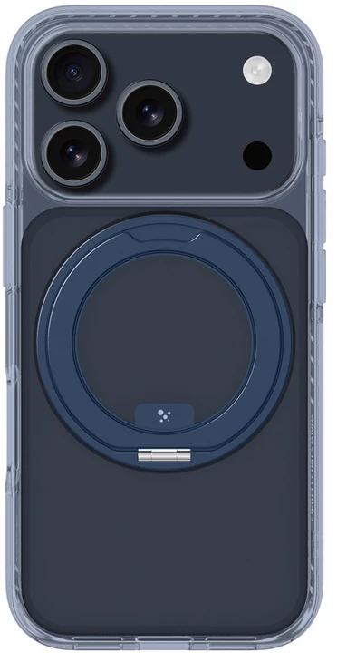 AmazingThing Titan Pro MagSpin dėklas skirtas Apple iPhone 17 Pro Max suderinamas su MagSafe – mėlynos spalvos