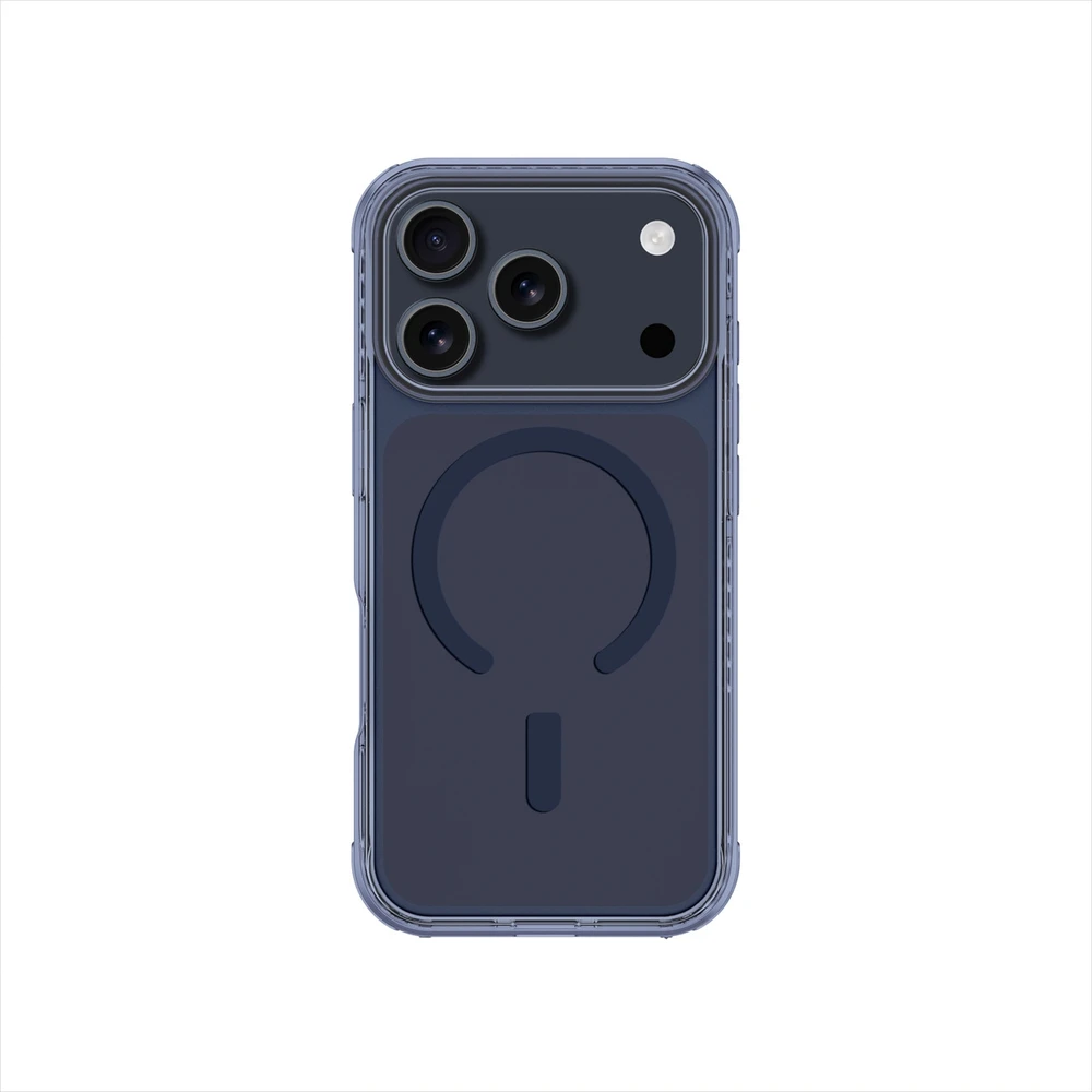 AmazingThing Titan Pro dėklas skirtas Apple iPhone 17 Pro Max suderinamas su MagSafe – mėlynos spalvos