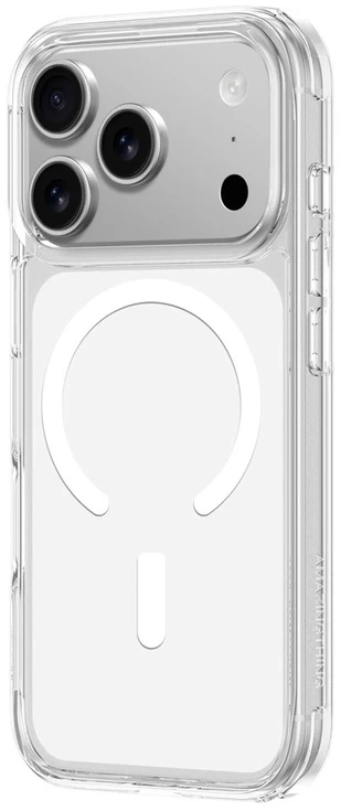 AmazingThing Minimal Mag dėklas skirtas Apple iPhone 17 Pro Max suderinamas su MagSafe – skaidrus
