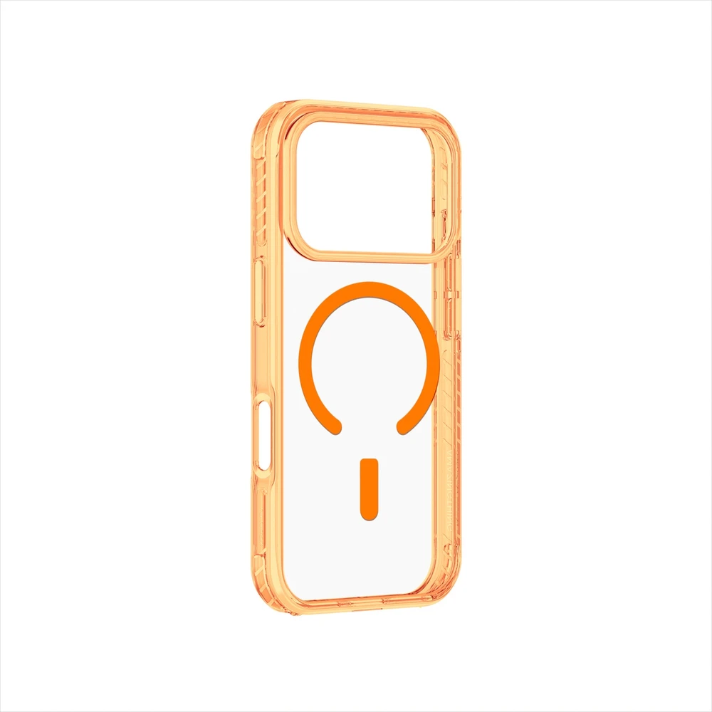 „AmazingThing Titan Pro“ dėklas, skirtas „iPhone 17 Pro Max“, suderinamas su „MagSafe“ - oranžinis