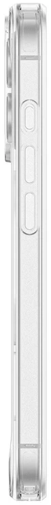 AmazingThing Titan Pro dėklas skirtas Apple iPhone 17 suderinamas su MagSafe – skaidrus
