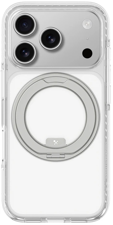 AmazingThing Titan Pro MagSpin dėklas skirtas Apple iPhone 17 Pro suderinamas su MagSafe – pilkos spalvos