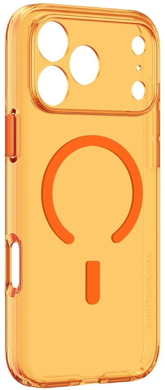 Objektyvas „AmazingThing“ minimalaus magnetinio objektyvo dėklas, skirtas „iPhone 17 Pro Max“ – oranžinis