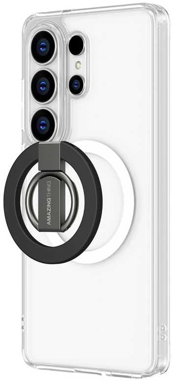 AmazingThing Minimal Ring Set dėklas telefonui Samsung S26 Ultra – Transparent