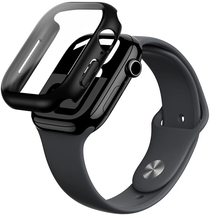 AmazingThing Radix stiklinis dėklas laikrodžiui 46mm – Juodas