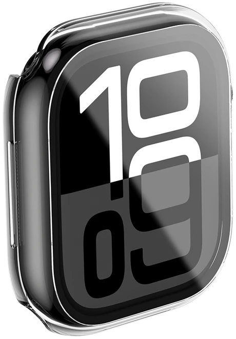 „AmazingThing Radix“ stiklinis dėklas, skirtas „Apple Watch 46mm“ – skaidrus