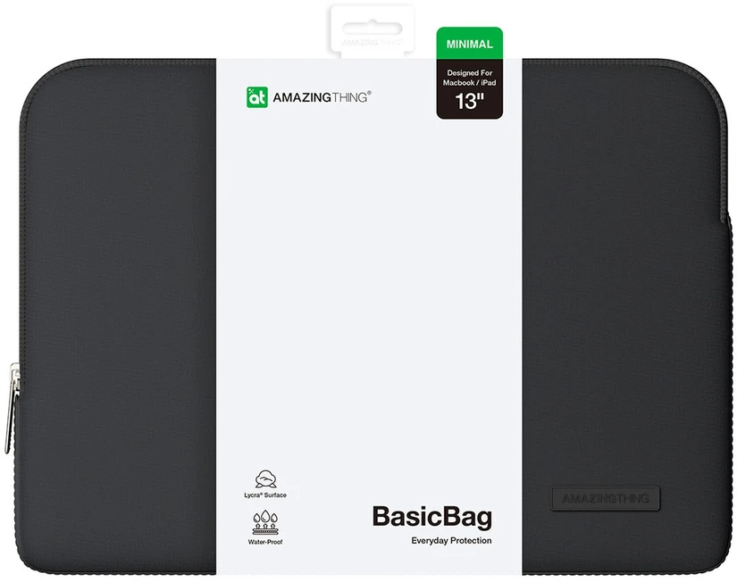 AmazingThing Krepšys na laptopa do MacBook Neo 13'' Minimal BasicBag - juoda