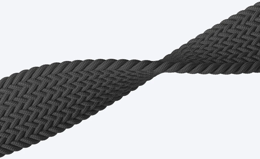 Set of 2 AmazingThing Blend Band for Watch 45/46/49mm – Pilkas-Juodas/Pilkas