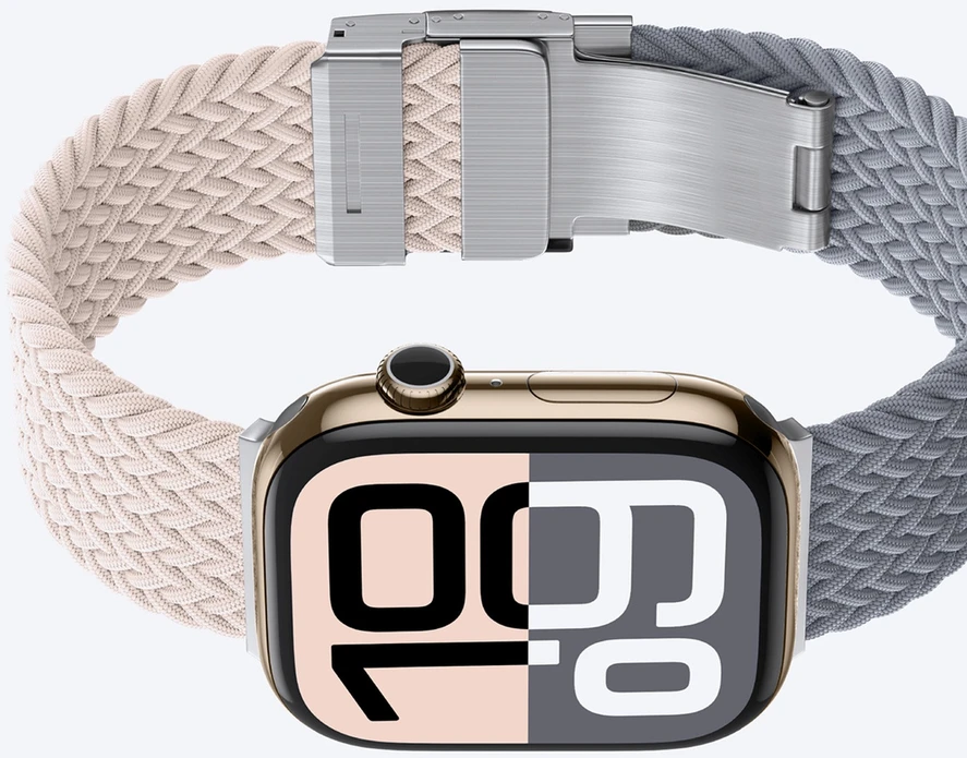 AmazingThing Blend Band Apple Watch 42mm 2 vnt. – Rožinė-pilkos spalvos/rožinės spalvos