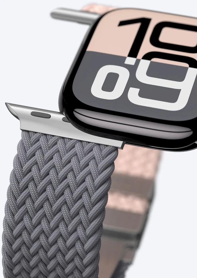 AmazingThing Blend Band Apple Watch 42mm 2 vnt. – Rožinė-pilkos spalvos/rožinės spalvos
