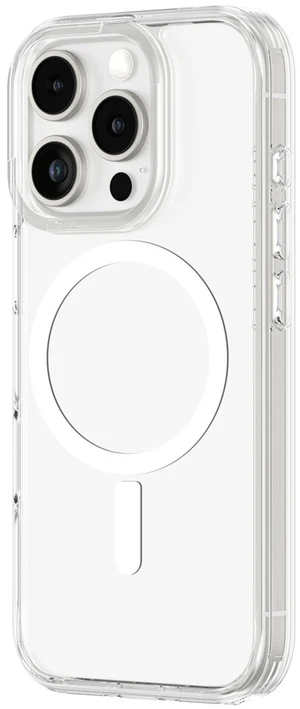 AmazingThing Minimal Mag dėklas with Magnetic Ring skirtas Apple iPhone 16 Pro – skaidrus