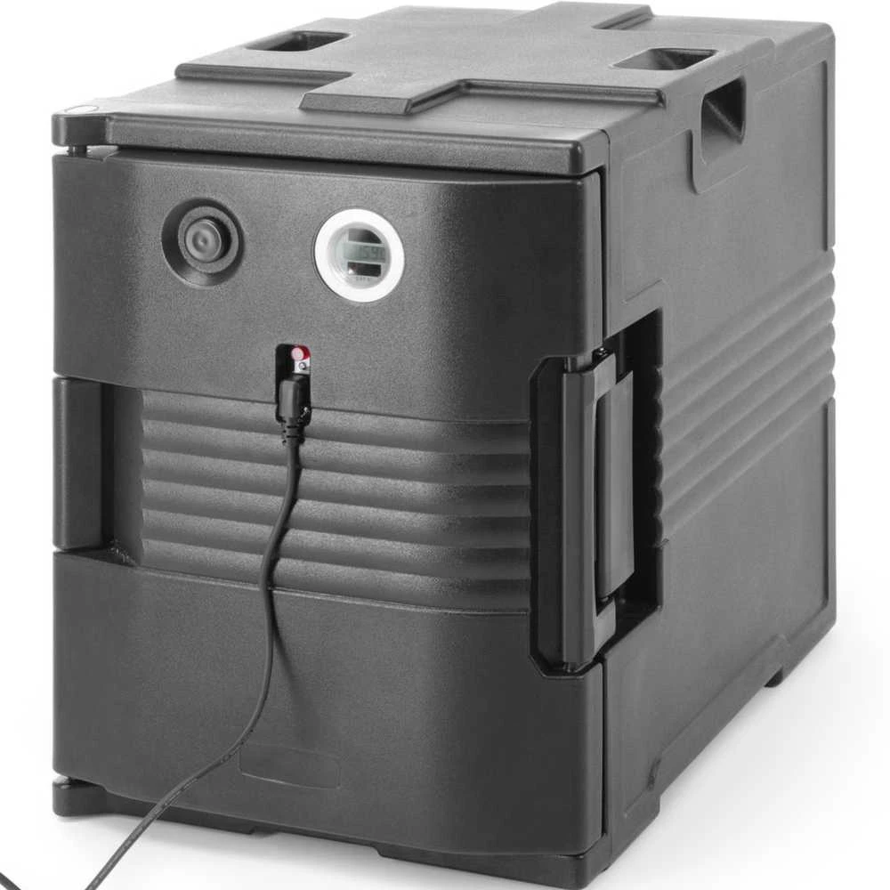 „Amer Box“ termiškai izoliuotas maisto konteineris su šildymu GN 1/1 konteineriams, 200 W