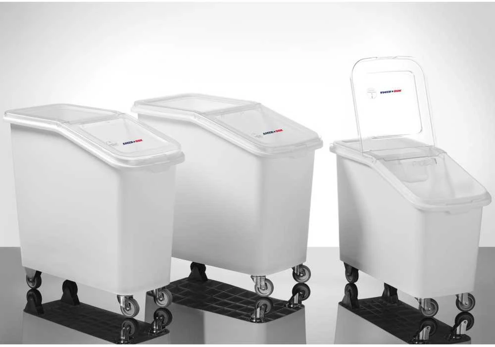 Amer Box Vežimėlis maisto produktams, miltams, cukrui, ryžiams, 62 l talpos konteineris