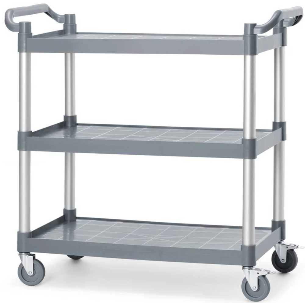 Amer Box Padavėjo aptarnavimo vežimėlis iki 150 kg, 3 lentynų, 842x486 mm