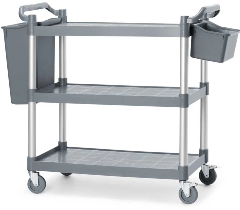 Amer Box Padavėjo aptarnavimo vežimėlis iki 150 kg, 3 lentynų, 842x486 mm