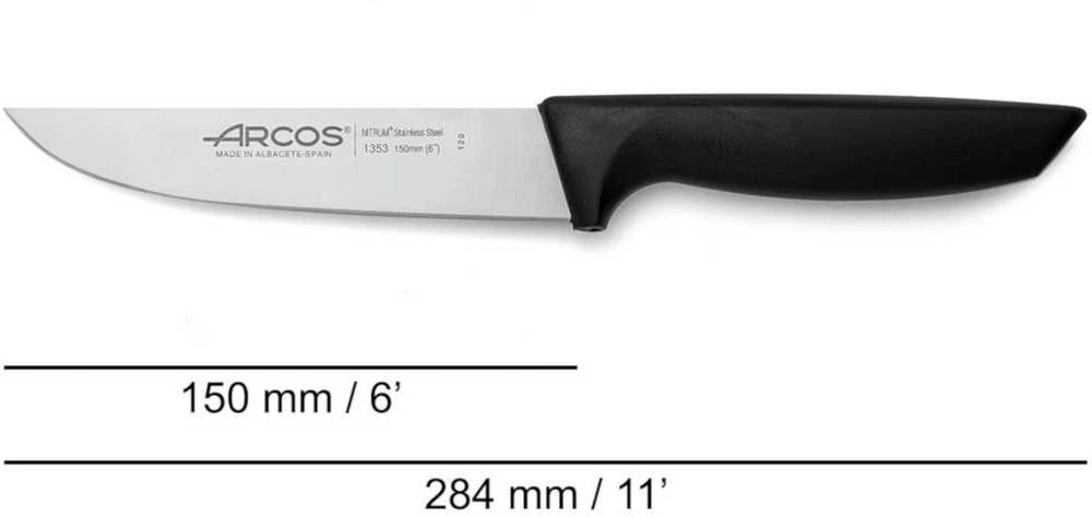 Arcos NIZA universalus virtuvinis peilis, ilgis 150/288 mm