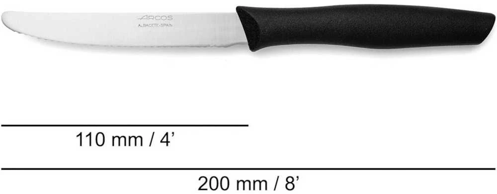 Arcos NOVA dantytas stalo peilis, ilgis 110/220 mm