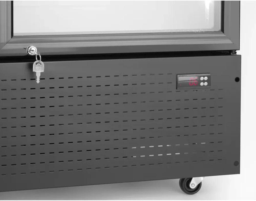 Arktic 2 durų baro šaldytuvas su apšviestu skydeliu 512 l 510 W