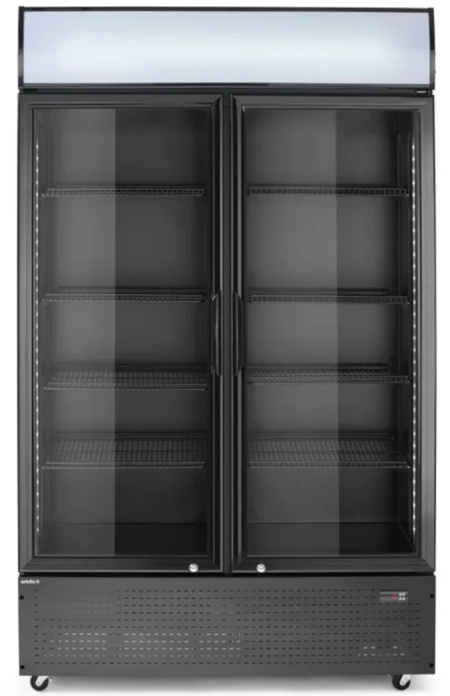 Arktic 2 durų baro šaldytuvas su apšviestu skydeliu 512 l 510 W