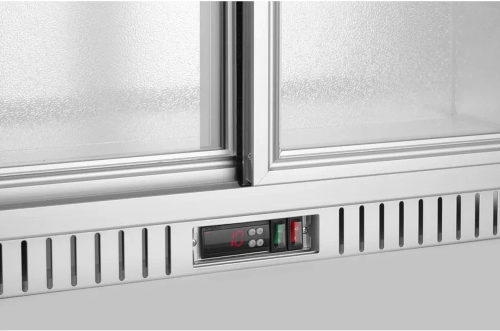 Arktic Baro šaldytuvas su 2 stumdomomis durelėmis, LED, 150 l, 160 W, 90 x 52 x 84 cm – sidabro spalvos