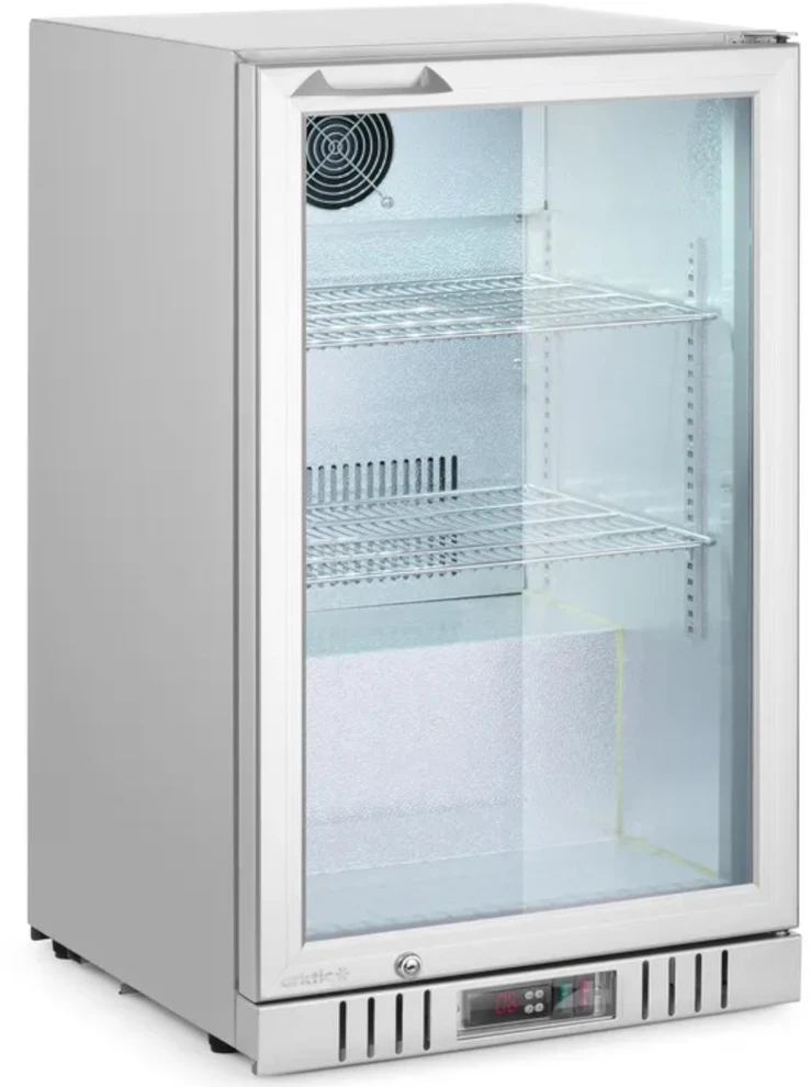 Arktic Po stalviršiu montuojamas barinis šaldytuvas, 1 durų, LED, 75 l, 120 W, 53x50x84 cm - sidabro spalvos