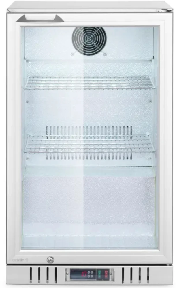 Arktic Po stalviršiu montuojamas barinis šaldytuvas, 1 durų, LED, 75 l, 120 W, 53x50x84 cm - sidabro spalvos