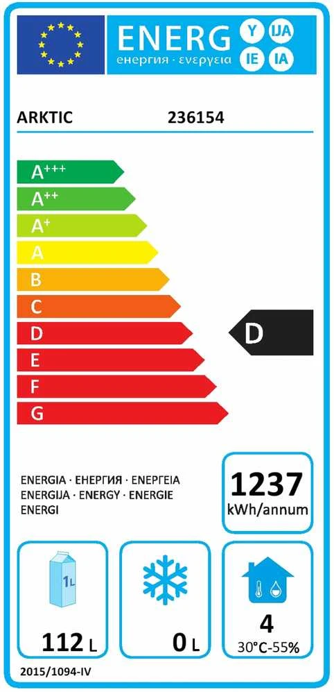 Arktic Šaldymo stalas su stalviršiu, 4 stalčiais ir apatiniu bloku, nerūdijantis plienas, 247 l - Hendi 236154