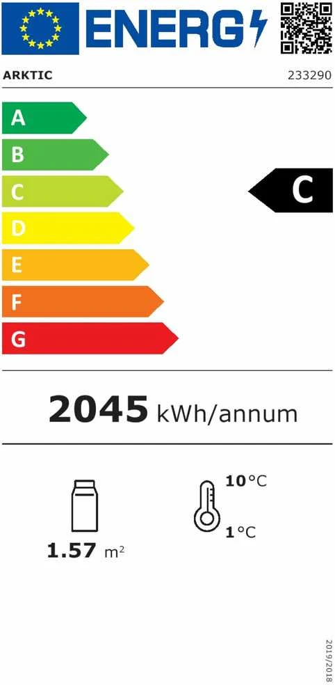 Arktic šaldytas pyragėlių vitrina ant ratukų, 5 lentynos, 270 l, LED - Juoda