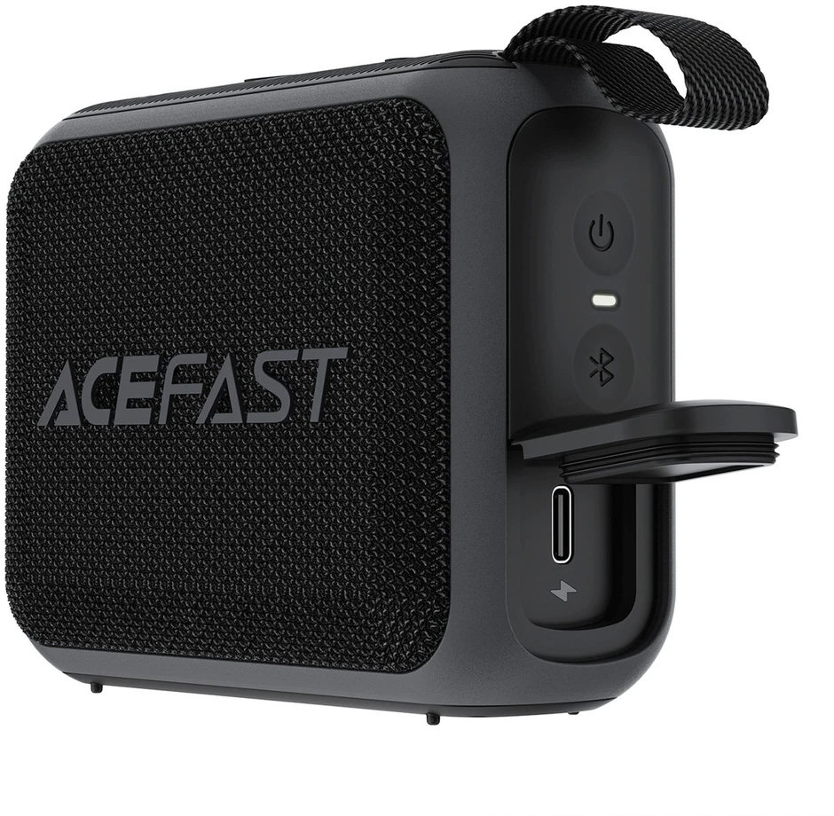 Ausinės Acefast „Fadad K4 Go Bluetooth 5.4“ belaidis garsiakalbis – juodas