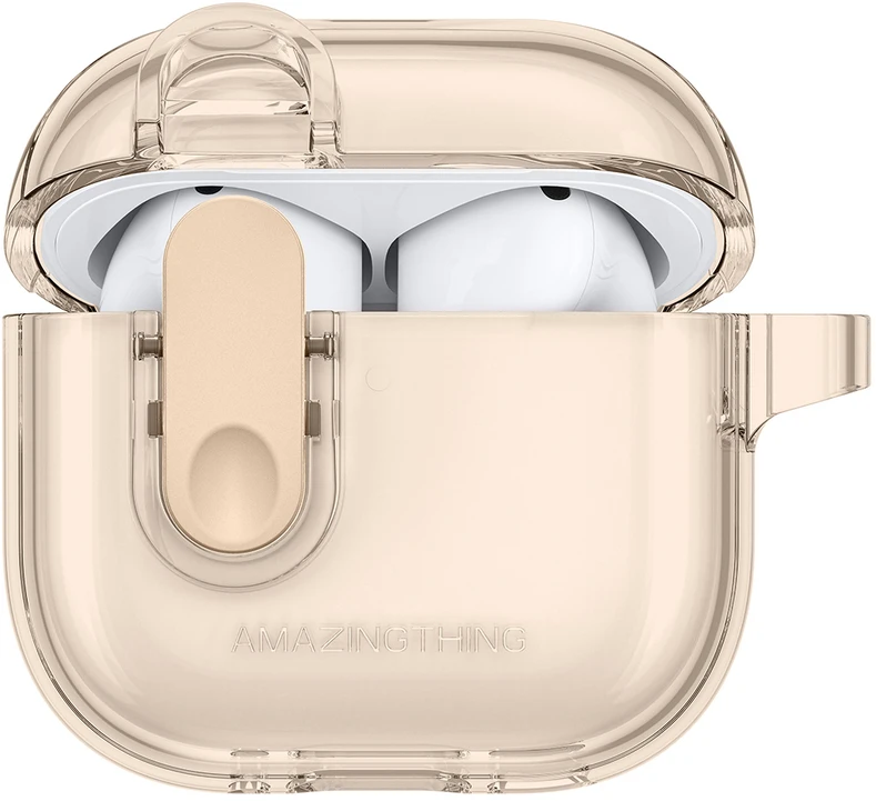 „AmazingThing“ minimalaus dydžio dėklas, skirtas „AirPods 4“ – dykuma