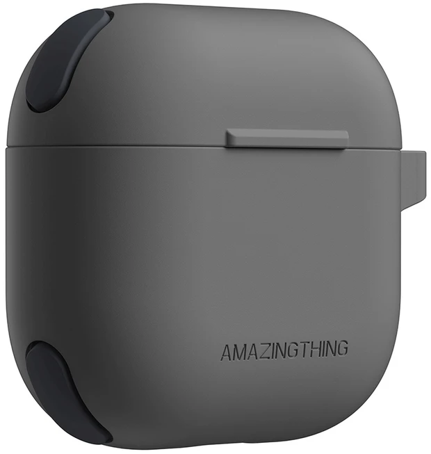 Dėklas AmazingThing Omni Case for AirPods 4 - juodas