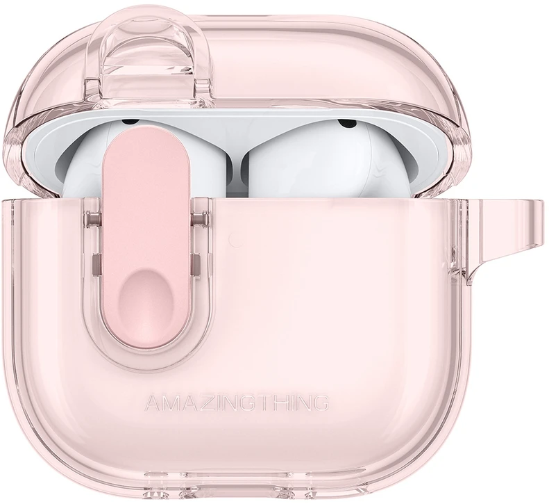 Dėklas AmazingThing Minimal Case for AirPods 4 – Rožinė