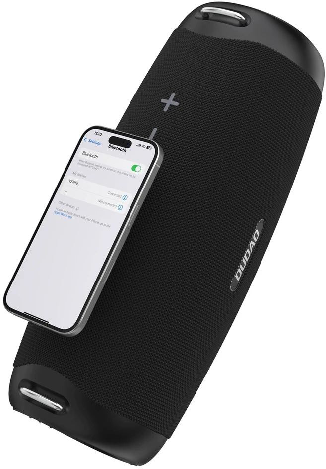 Dudao Y21Pro Belaidės Speaker with RGB Backlight Bluetooth 5.3 - Juodas