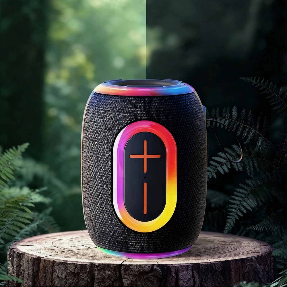 Ausinės Dudao Y22 Belaidės Speaker with RGB Backlight Bluetooth 5.3 - Juodas