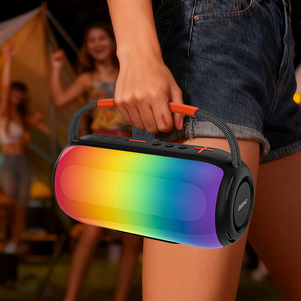 Ausinės Dudao Y21 Belaidės Speaker with RGB Backlight Bluetooth 5.3 - Juodas