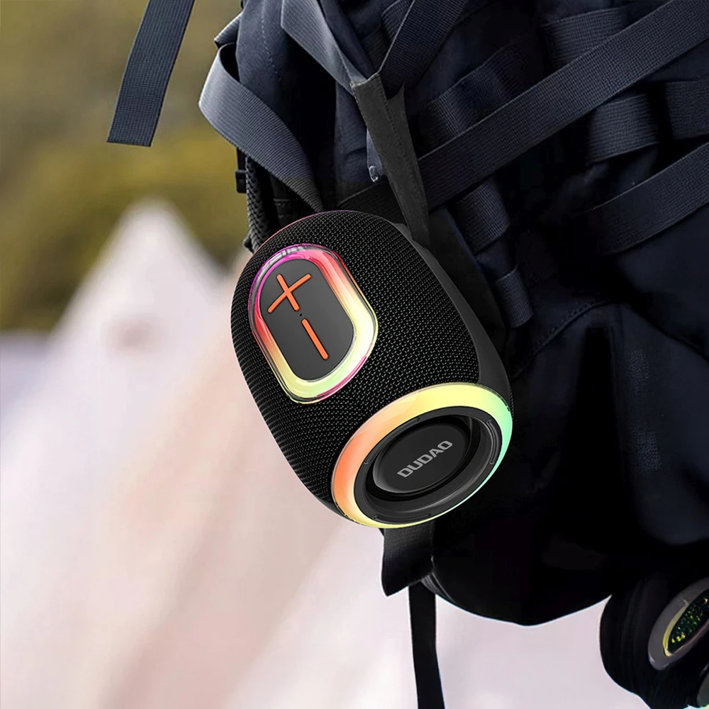 Ausinės Dudao Y22 Belaidės Speaker with RGB Backlight Bluetooth 5.3 - Juodas