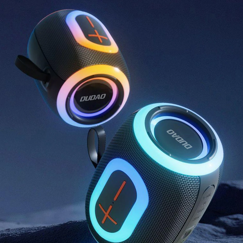 Ausinės Dudao Y22 Belaidės Speaker with RGB Backlight Bluetooth 5.3 - Juodas