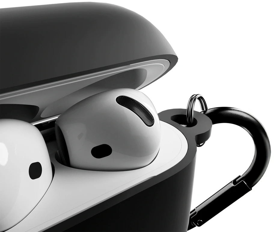 Dėklas Puro Icon Case for AirPods 4 - Juodas