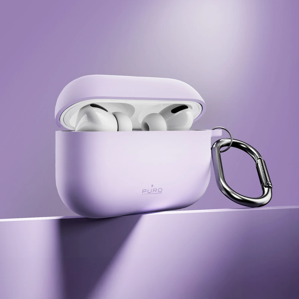 Dėklas Puro Icon Case for AirPods Pro 3 - Violetinė