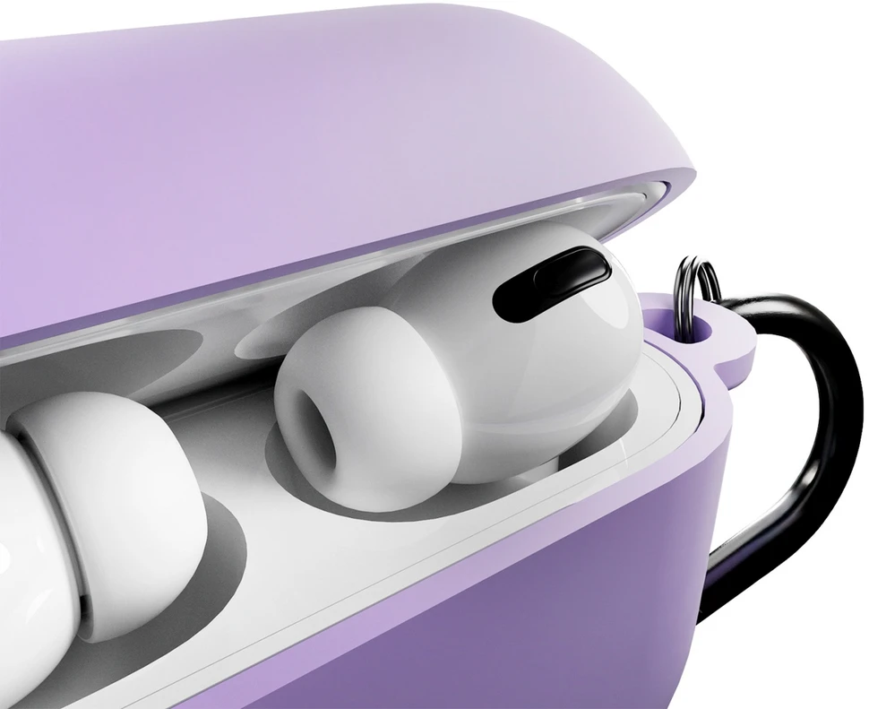 Dėklas Puro Icon Case for AirPods Pro 3 - Violetinė