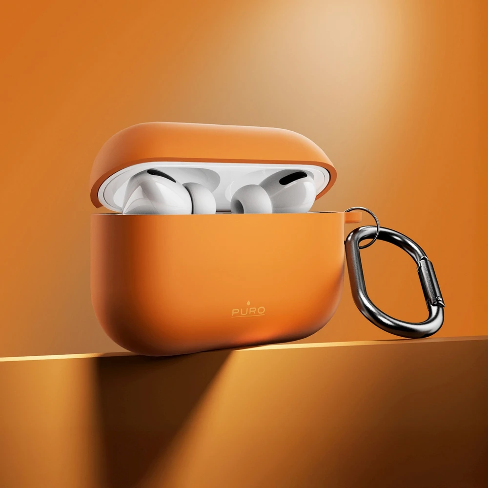 Dėklas Puro Icon Case for AirPods Pro 3 - Oranžinis