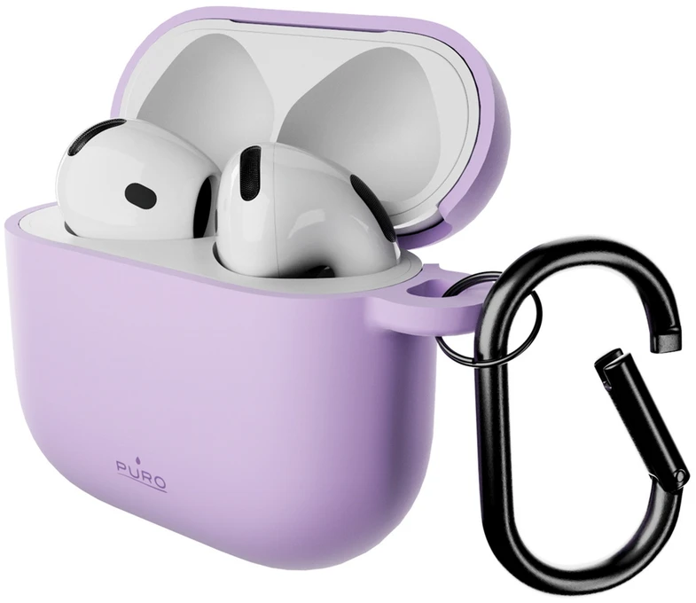 Dėklas Puro Icon Case for AirPods 4 - Violetinė