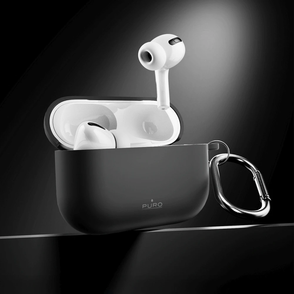 Dėklas Puro Icon Case for AirPods Pro 3 - Juodas