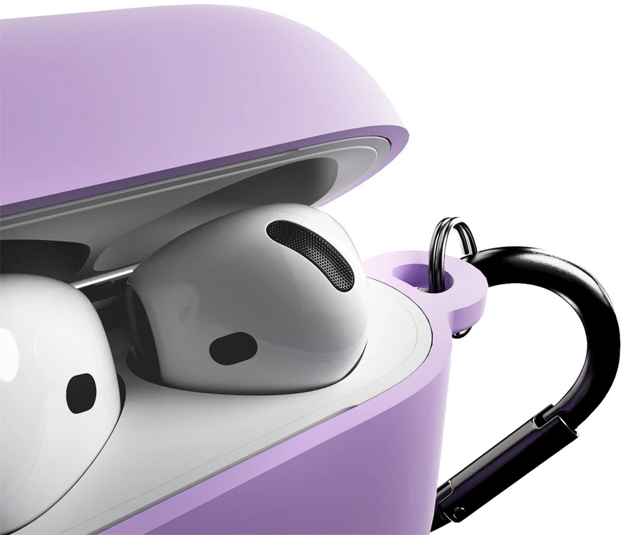 Dėklas Puro Icon Case for AirPods 4 - Violetinė