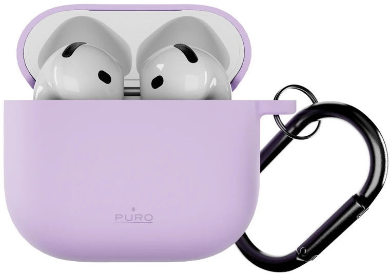Dėklas Puro Icon Case for AirPods 4 - Violetinė