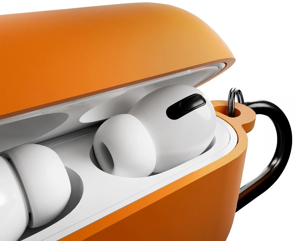 Dėklas Puro Icon Case for AirPods Pro 3 - Oranžinis