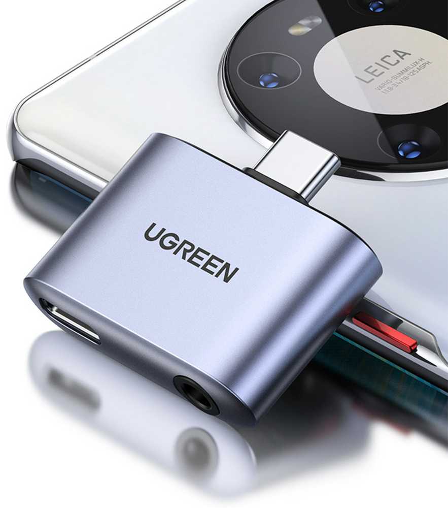 UGREEN CM231 USB-C – USB-C 3,5 mm adapteris