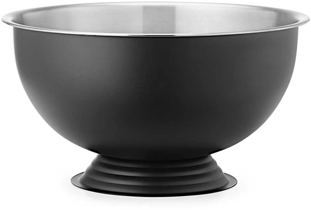 Bar Up Plieninis šampano punšo dubuo, 13 l, skersmuo 393x214 mm - juodas