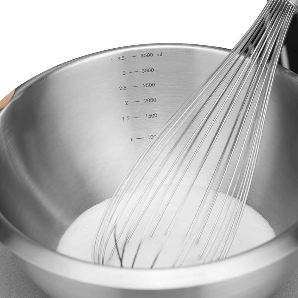 Bar Up Plieninis virtuvinis dubuo su silikoniniu pagrindu ir matavimo puodeliu, 6 l skersmens. 330 x 155 mm
